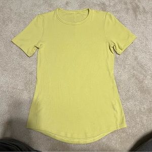 Yellow lululemon shirt